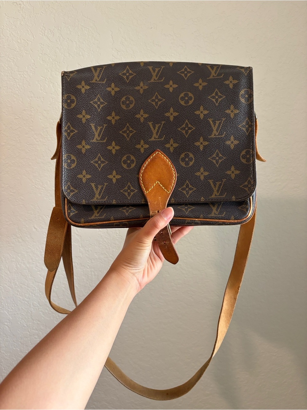 Louis Vuitton Cartouchiere GM Brown Monogram Crossbody Bag - Picture 14 of 15